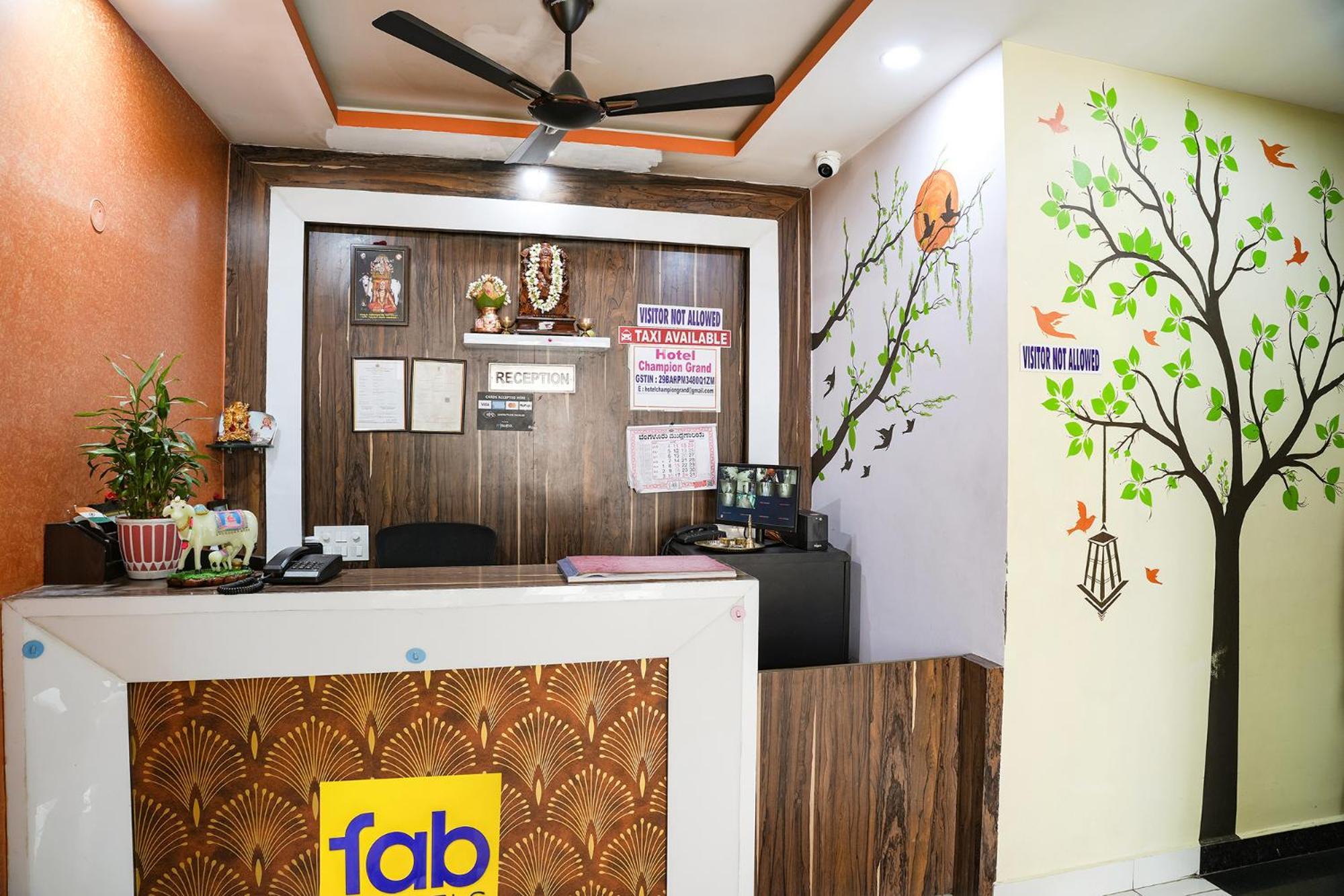 Fabhotel Champion Grand - Nr Fortis Hospital, Nagarbhavi Jālahalli Dış mekan fotoğraf